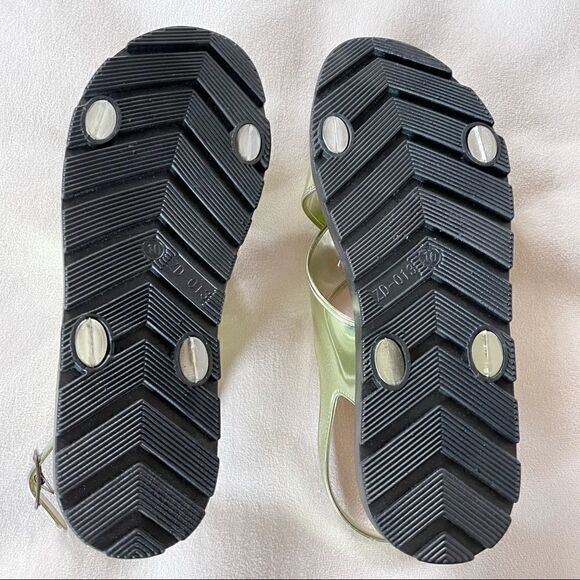 Gold Electric Karma Sandals Size 10 - Picture 8 of 8